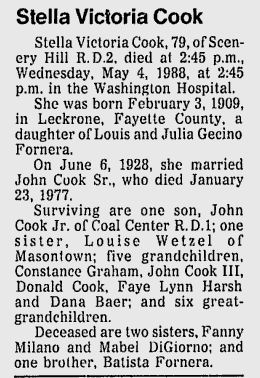 Stella V. Cook